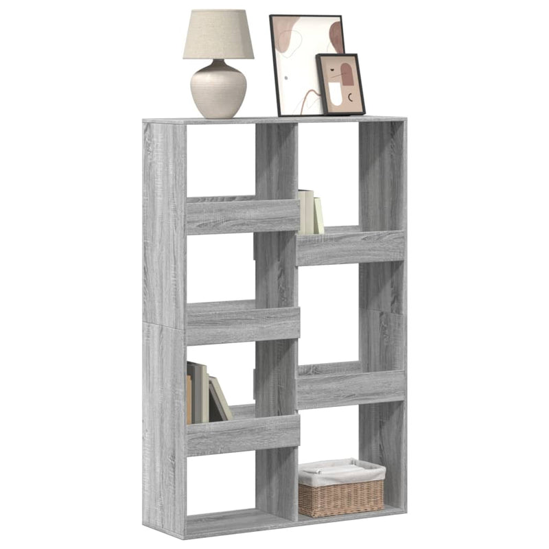 vidaXL szürke sonoma színű szerelt fa könyvespolc 100 x 33 x 155,5 cm