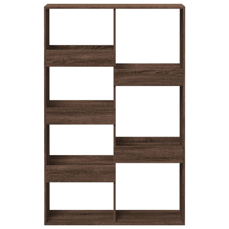 vidaXL barna tölgy színű szerelt fa könyvszekrény 100 x 33 x 155,5 cm