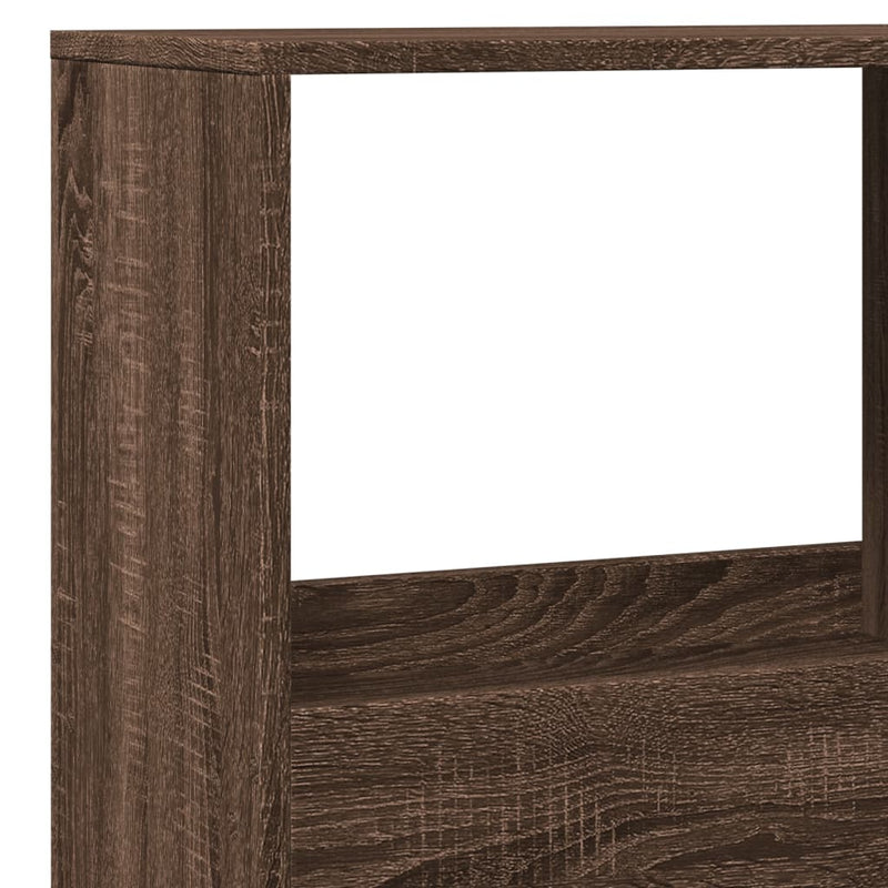vidaXL barna tölgy színű szerelt fa könyvszekrény 100 x 33 x 155,5 cm