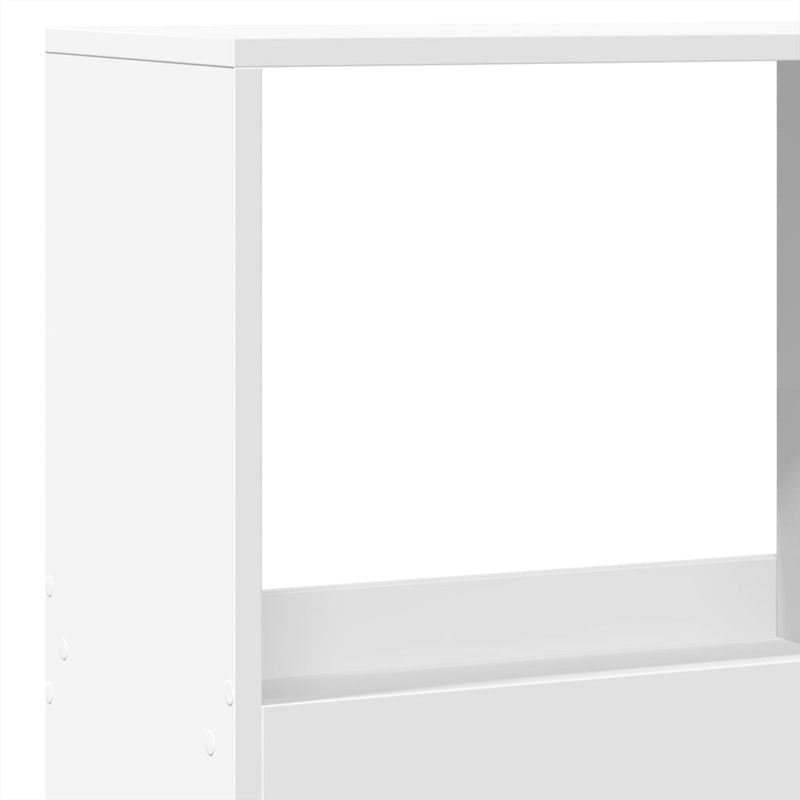 vidaXL fehér szerelt fa könyvespolc 100 x 33 x 175 cm