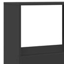 vidaXL fekete szerelt fa könyvespolc 100 x 33 x 175 cm