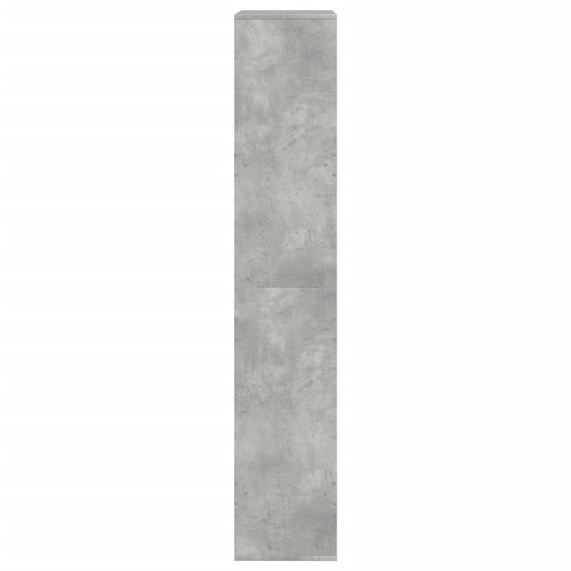 vidaXL betonszürke szerelt fa könyvespolc 100 x 33 x 175 cm