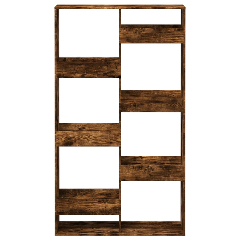 vidaXL füstös tölgy színű szerelt fa könyvespolc 100 x 33 x 175 cm
