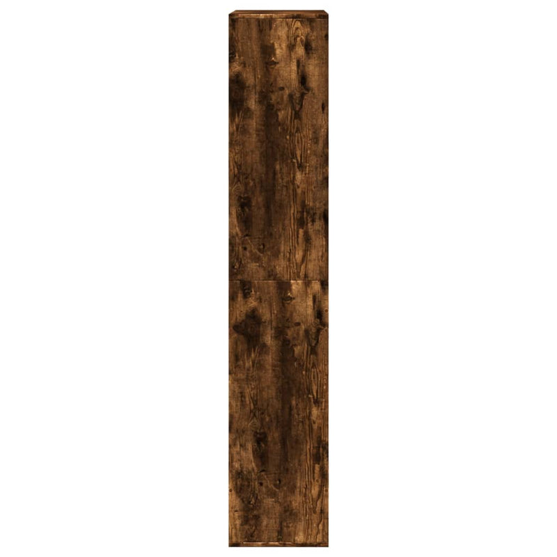vidaXL füstös tölgy színű szerelt fa könyvespolc 100 x 33 x 175 cm