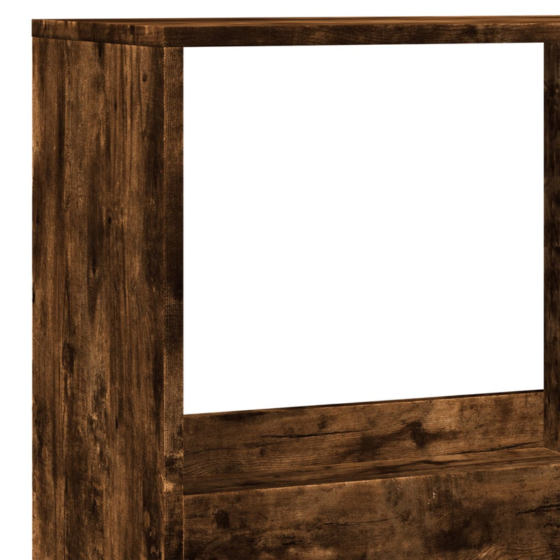 vidaXL füstös tölgy színű szerelt fa könyvespolc 100 x 33 x 175 cm