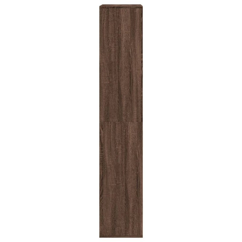 vidaXL barna tölgy színű szerelt fa könyvszekrény 100 x 33 x 175 cm