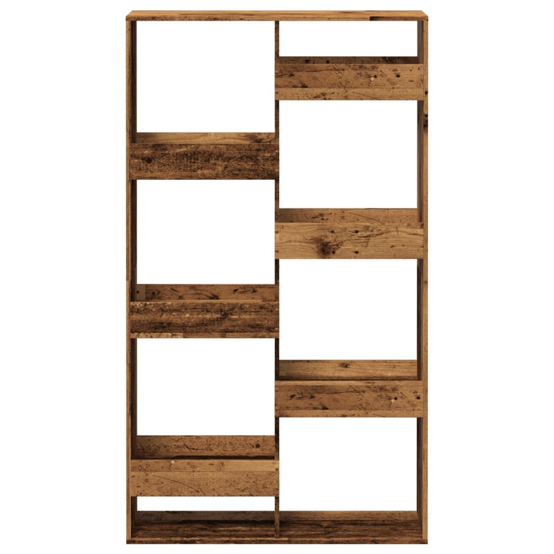 vidaXL antik fa színű szerelt fa könyvespolc 100 x 33 x 175 cm