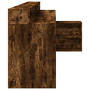 vidaXL füstös tölgy színű szerelt fa íróasztal LED-ekkel 200x104x91 cm