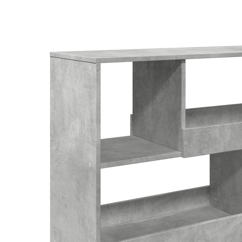 vidaXL betonszürke szerelt fa térelválasztó 100 x 33 x 94,5 cm