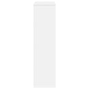 vidaXL fehér szerelt fa térelválasztó 100 x 33 x 125,5 cm