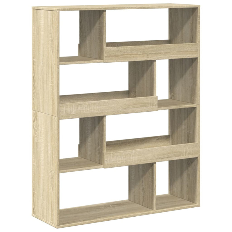 vidaXL sonoma tölgy színű szerelt fa térelválasztó 100 x 33 x 125,5 cm