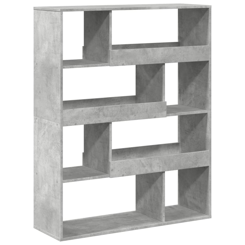 vidaXL betonszürke szerelt fa térelválasztó 100 x 33 x 125,5 cm