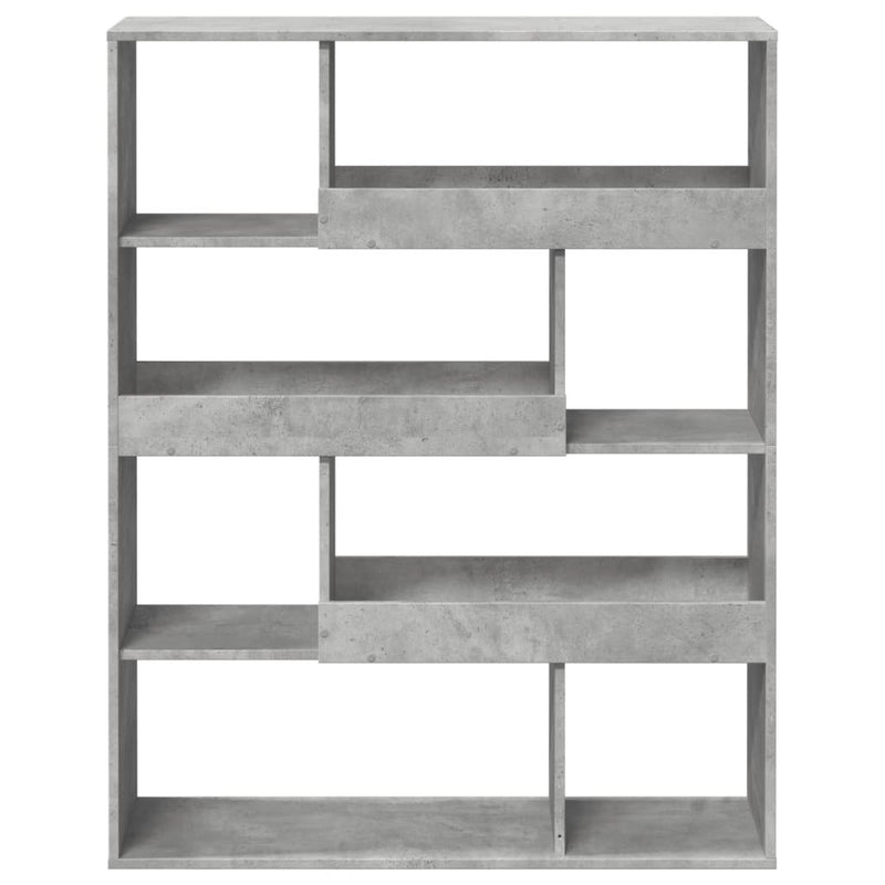 vidaXL betonszürke szerelt fa térelválasztó 100 x 33 x 125,5 cm