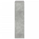 vidaXL betonszürke szerelt fa térelválasztó 100 x 33 x 125,5 cm