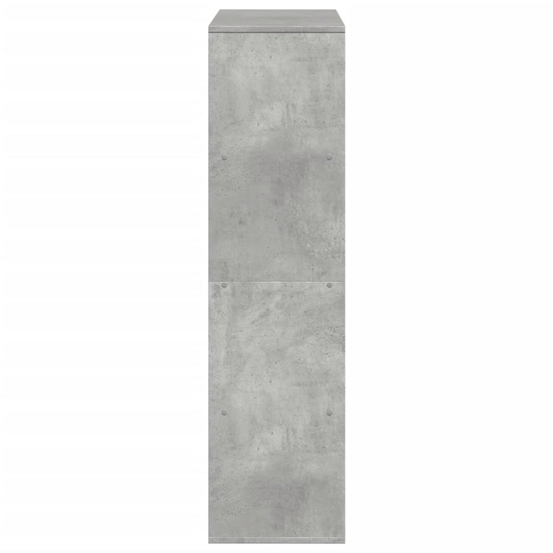 vidaXL betonszürke szerelt fa térelválasztó 100 x 33 x 125,5 cm