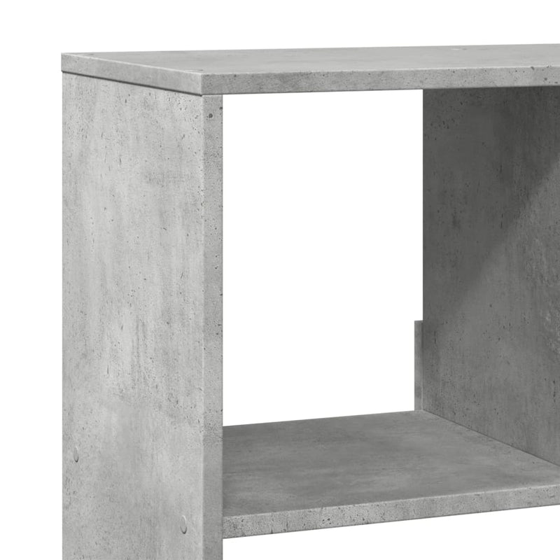vidaXL betonszürke szerelt fa térelválasztó 100 x 33 x 125,5 cm