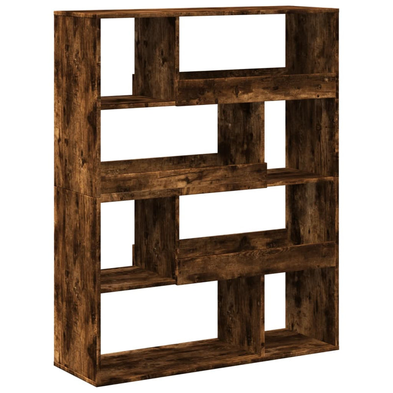 vidaXL füstös tölgy színű szerelt fa térelválasztó 100 x 33 x 125,5 cm