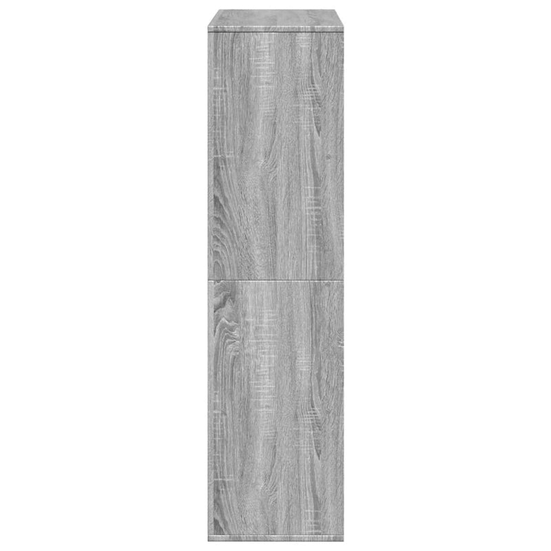 vidaXL szürke sonoma színű szerelt fa térelválasztó 100x33x125,5 cm