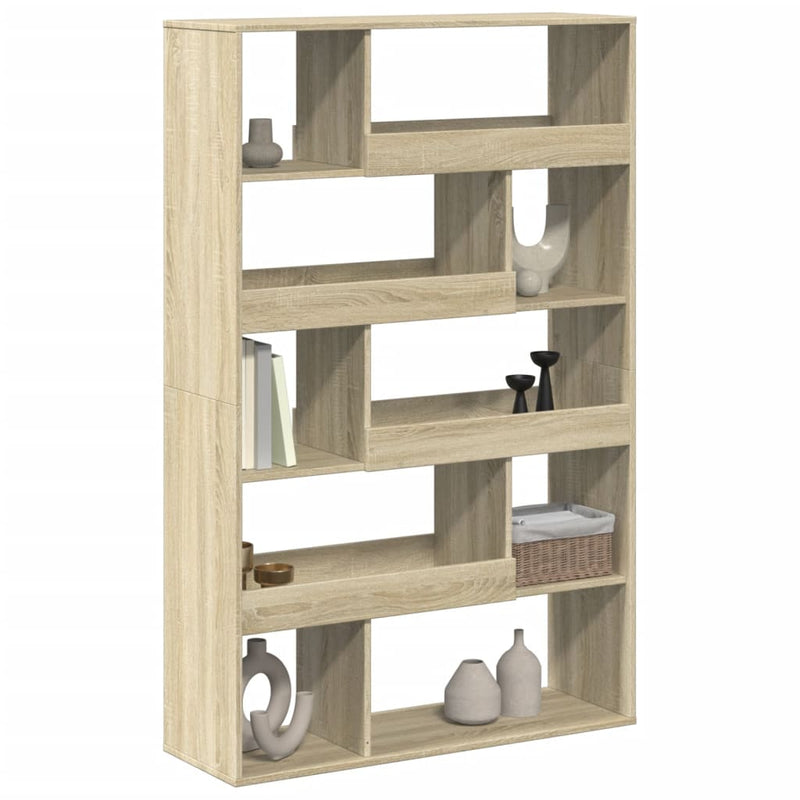 vidaXL sonoma tölgy színű szerelt fa térelválasztó 100 x 33 x 156,5 cm