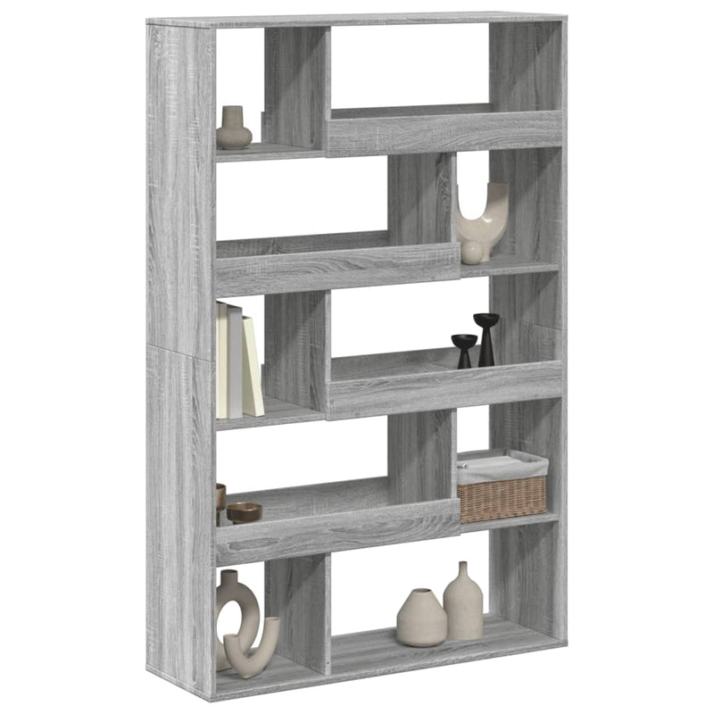vidaXL szürke sonoma színű szerelt fa térelválasztó 100x33x156,5 cm