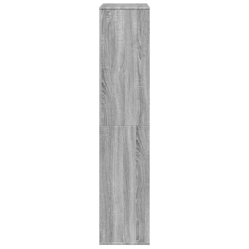 vidaXL szürke sonoma színű szerelt fa térelválasztó 100x33x156,5 cm