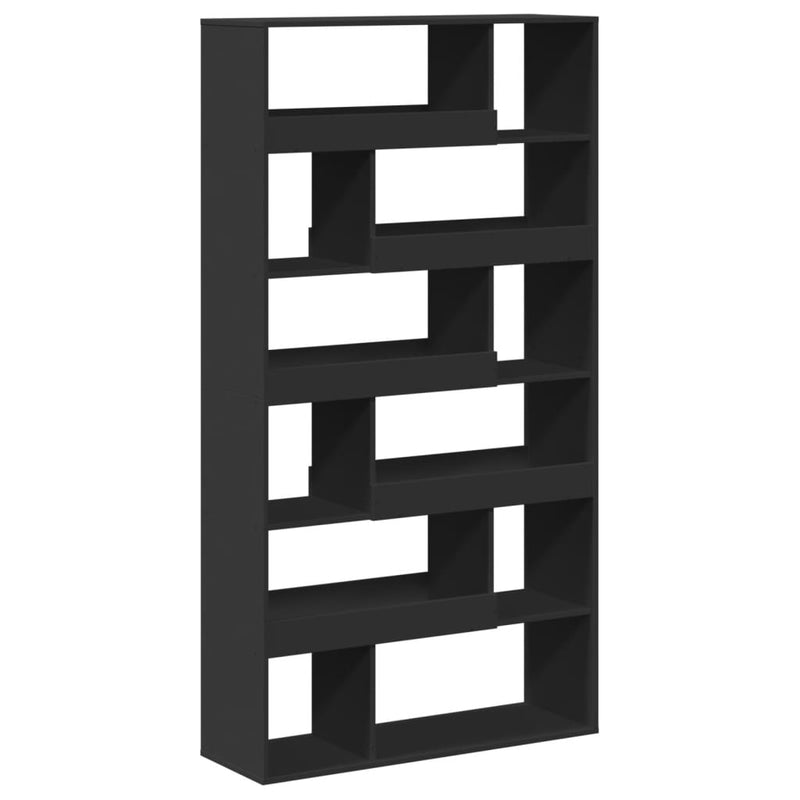 vidaXL fekete szerelt fa térelválasztó 100 x 33 x 187,5 cm