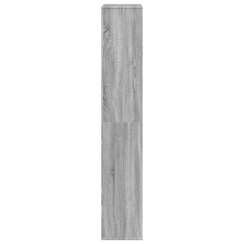 vidaXL szürke sonoma színű szerelt fa térelválasztó 100x33x187,5 cm
