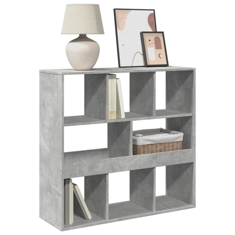 vidaXL betonszürke szerelt fa térelválasztó 100 x 33 x 94,5 cm