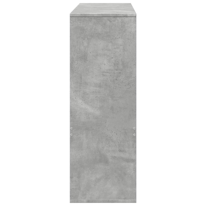 vidaXL betonszürke szerelt fa térelválasztó 100 x 33 x 94,5 cm