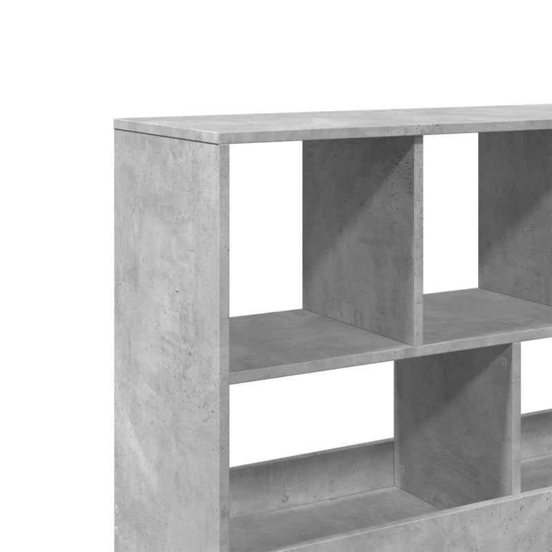vidaXL betonszürke szerelt fa térelválasztó 100 x 33 x 94,5 cm