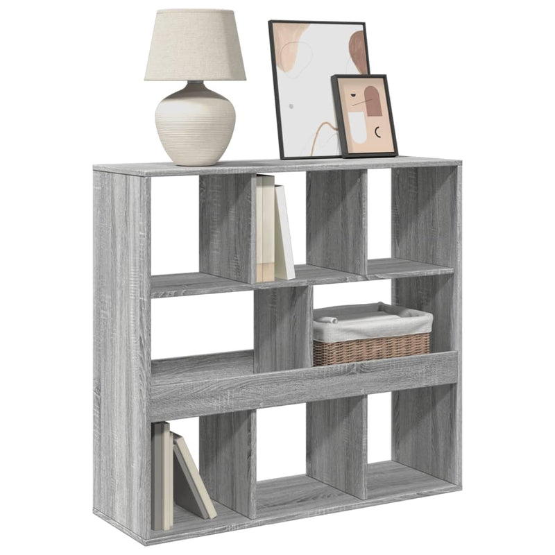 vidaXL szürke sonoma színű szerelt fa térelválasztó 100 x 33 x 94,5 cm