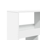 vidaXL fehér szerelt fa térelválasztó 100 x 33 x 125,5 cm