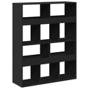 vidaXL fekete szerelt fa térelválasztó 100 x 33 x 125,5 cm