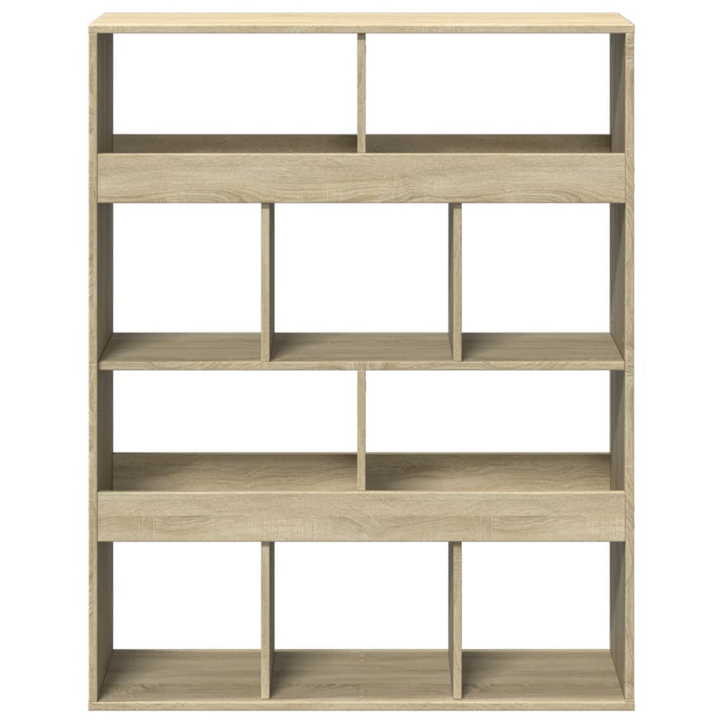 vidaXL sonoma tölgy színű szerelt fa térelválasztó 100 x 33 x 125,5 cm