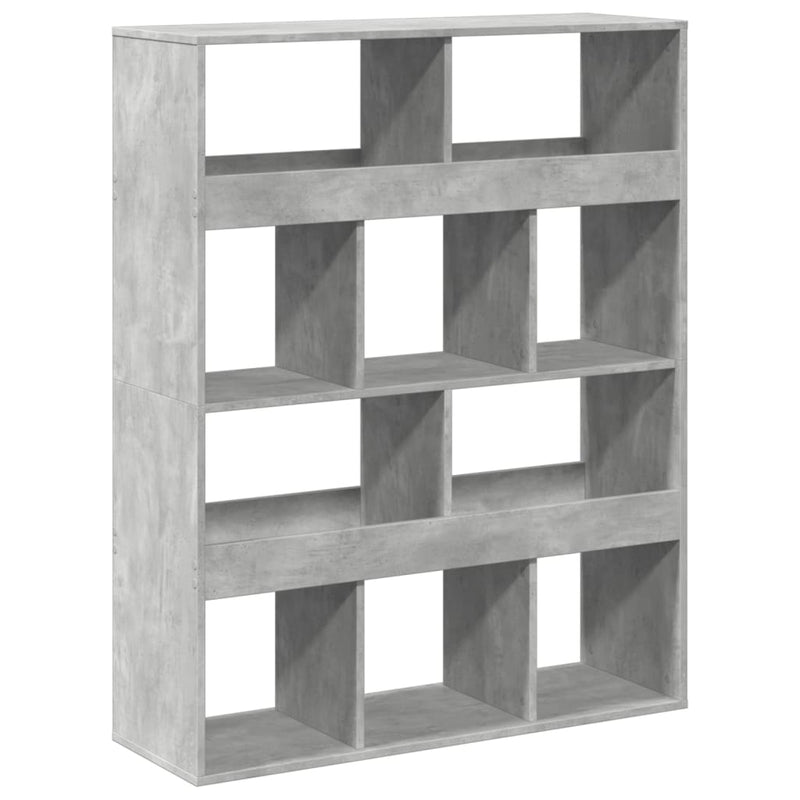 vidaXL betonszürke szerelt fa térelválasztó 100 x 33 x 125,5 cm