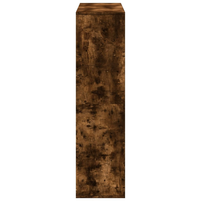 vidaXL füstös tölgy színű szerelt fa térelválasztó 100 x 33 x 125,5 cm