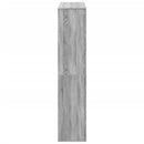 vidaXL szürke sonoma színű szerelt fa térelválasztó 100x33x156,5 cm