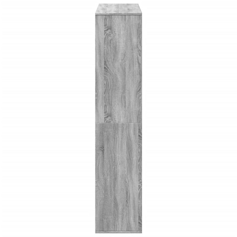 vidaXL szürke sonoma színű szerelt fa térelválasztó 100x33x156,5 cm