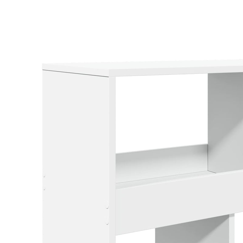 vidaXL fehér szerelt fa térelválasztó 100 x 33 x 187,5 cm