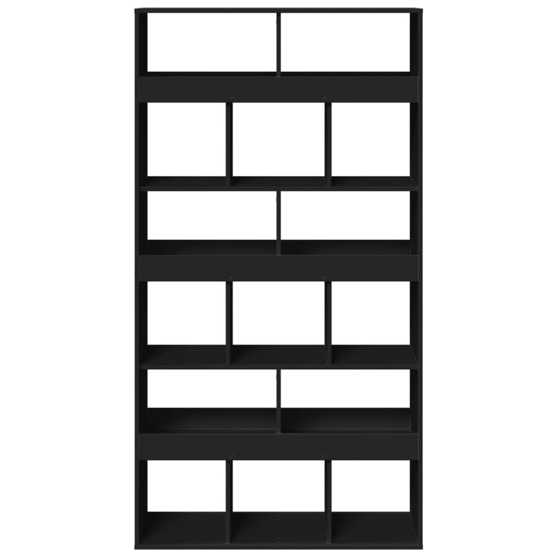 vidaXL fekete szerelt fa térelválasztó 100 x 33 x 187,5 cm
