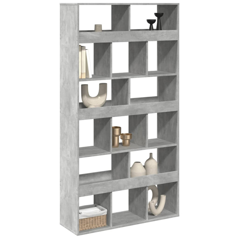 vidaXL betonszürke szerelt fa térelválasztó 100 x 33 x 187,5 cm