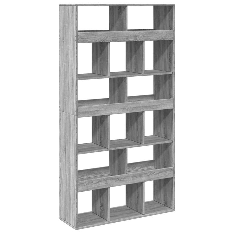 vidaXL szürke sonoma színű szerelt fa térelválasztó 100x33x187,5 cm