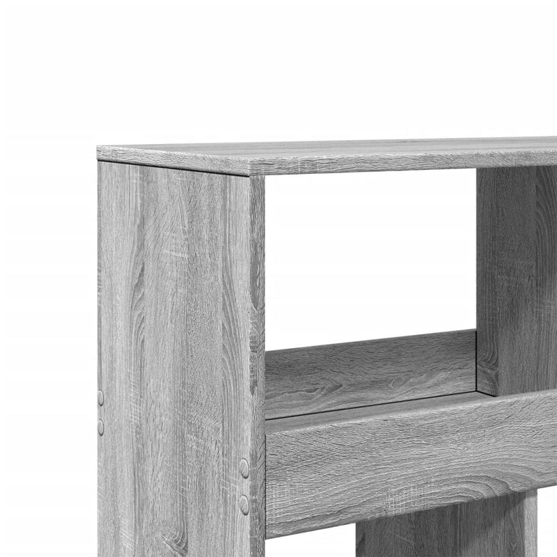 vidaXL szürke sonoma színű szerelt fa térelválasztó 100x33x187,5 cm