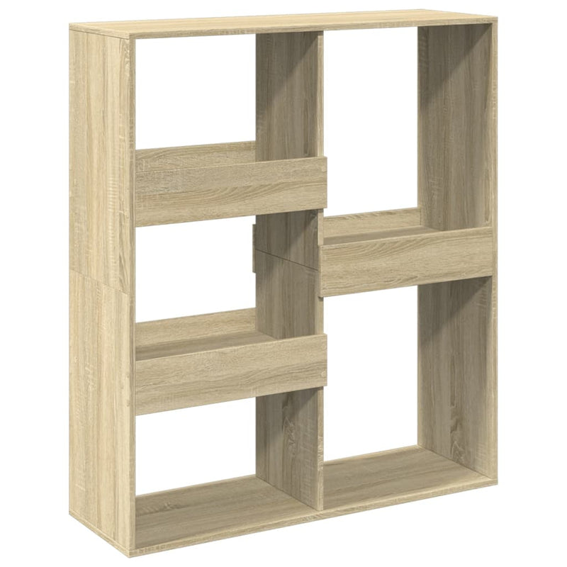 vidaXL sonoma tölgy színű szerelt fa térelválasztó 100 x 33 x 115 cm