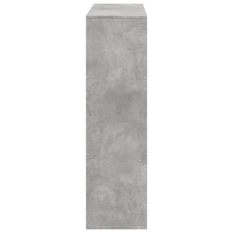 vidaXL betonszürke szerelt fa térelválasztó 100 x 33 x 115 cm