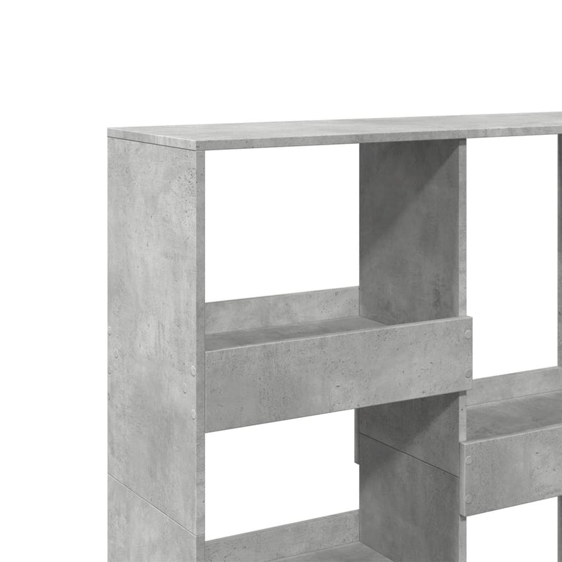 vidaXL betonszürke szerelt fa térelválasztó 100 x 33 x 115 cm