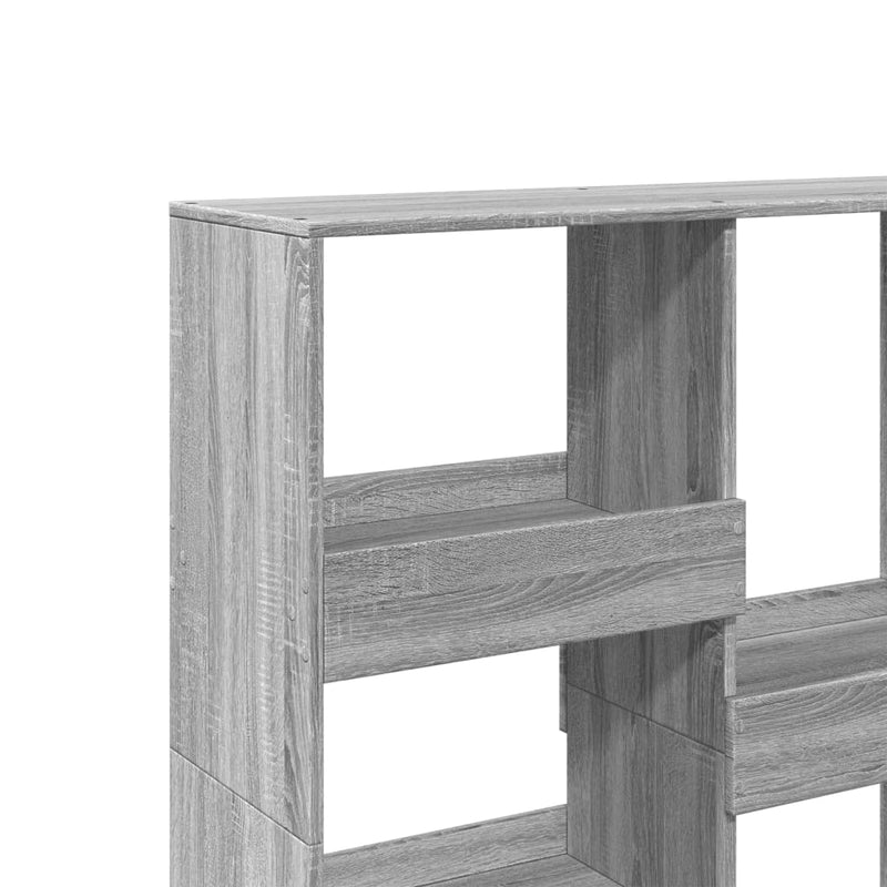 vidaXL szürke sonoma színű szerelt fa térelválasztó 100x33x115 cm