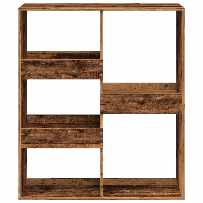 vidaXL antik fa színű szerelt fa térelválasztó 100 x 33 x 115 cm