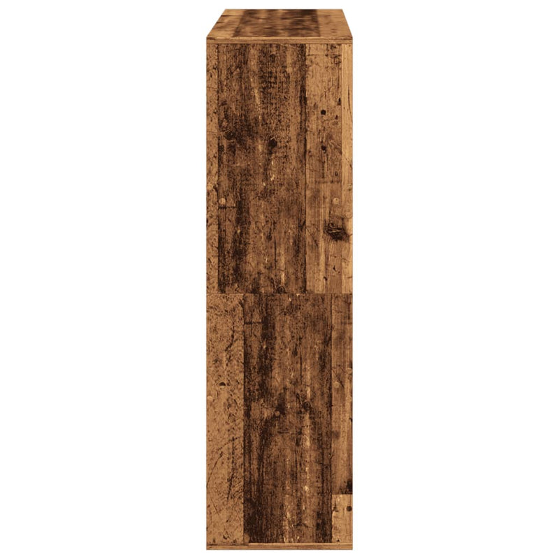 vidaXL antik fa színű szerelt fa térelválasztó 100 x 33 x 115 cm
