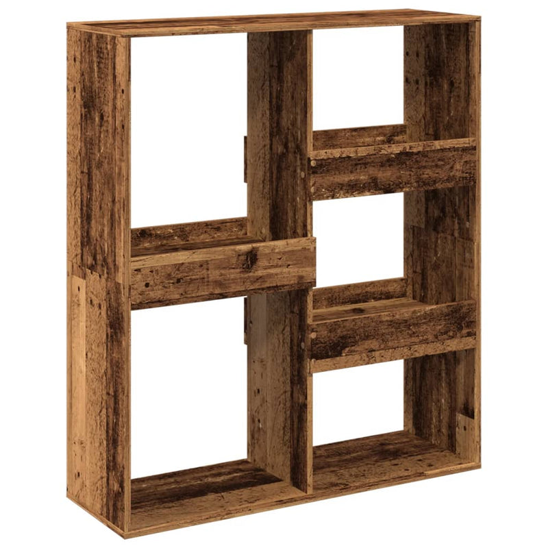 vidaXL antik fa színű szerelt fa térelválasztó 100 x 33 x 115 cm